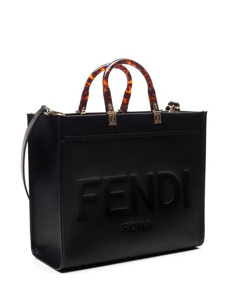 fendi sunshine tote bag small|Fendi sunshine medium black leather.